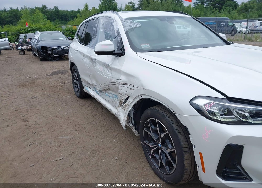 2022 BMW X3 XDRIVE30I VIN: WBX57DP02NN155516