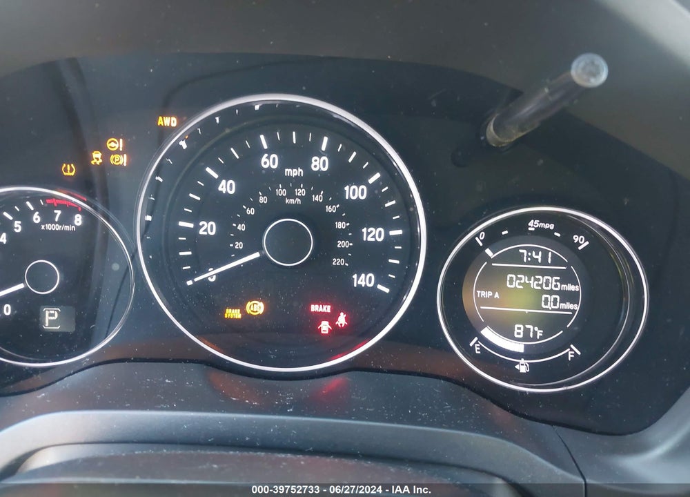 2019 HONDA HR-V SPORT VIN: 3CZRU6H13KG707937