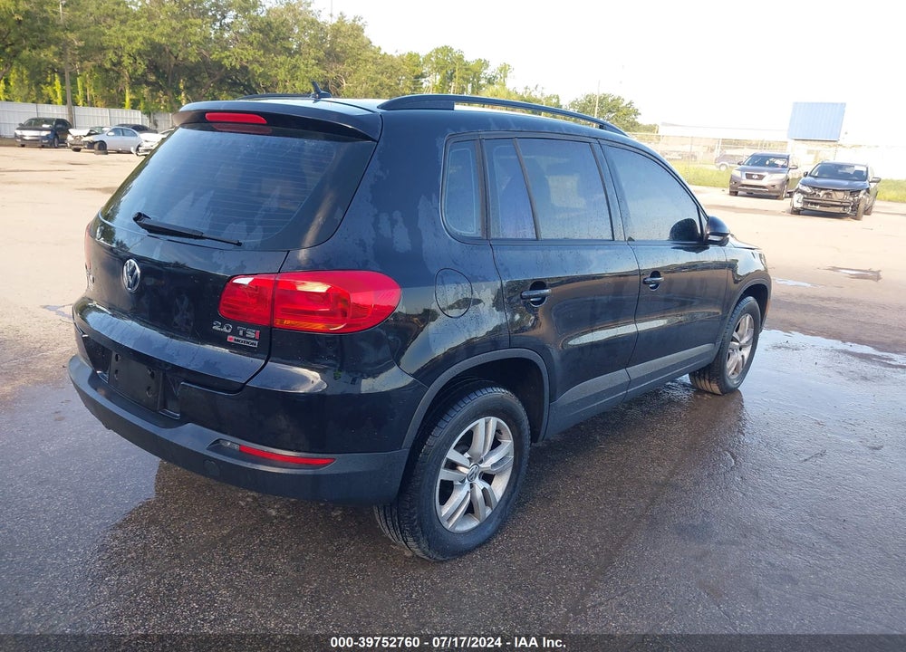 2016 VOLKSWAGEN TIGUAN S VIN: WVGBV7AX4GW550142