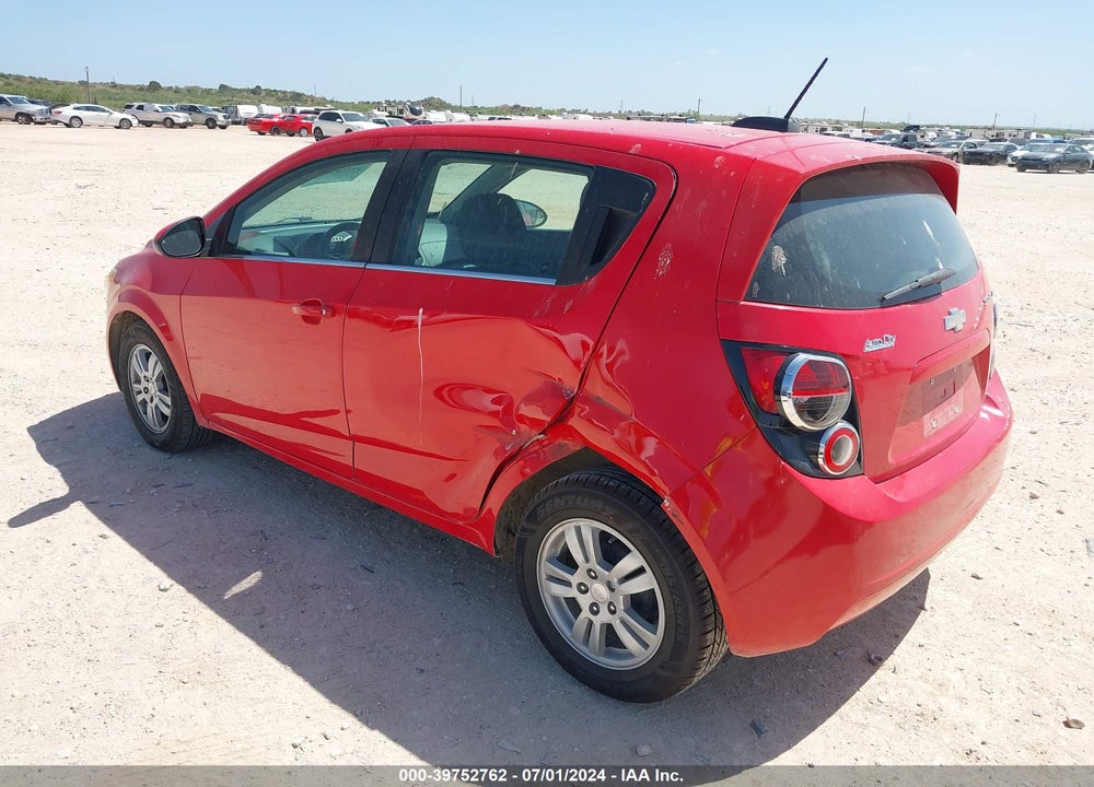2015 CHEVROLET SONIC LT AUTO VIN: 1G1JC6SH3F4114943