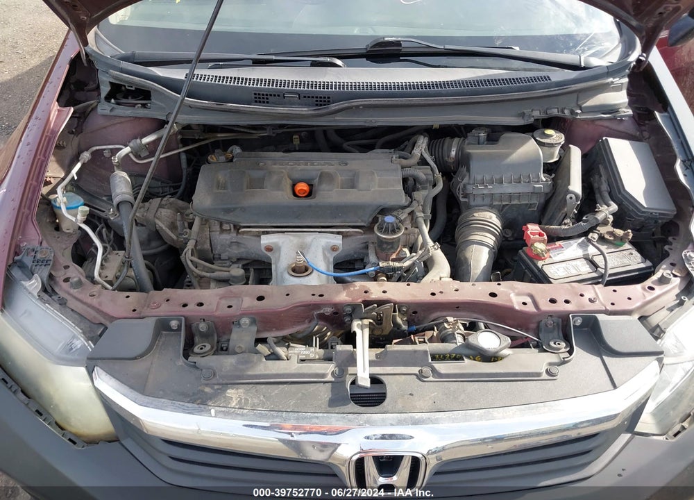 2012 HONDA CIVIC VIN: 19XFB2F57CE032085