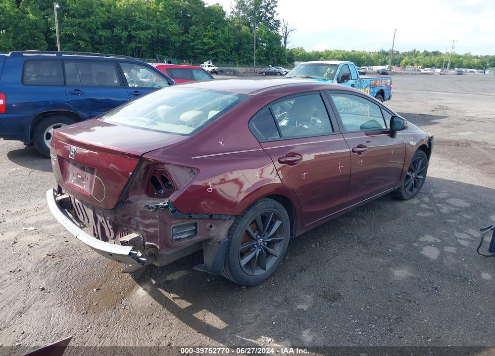 2012 HONDA CIVIC VIN: 19XFB2F57CE032085