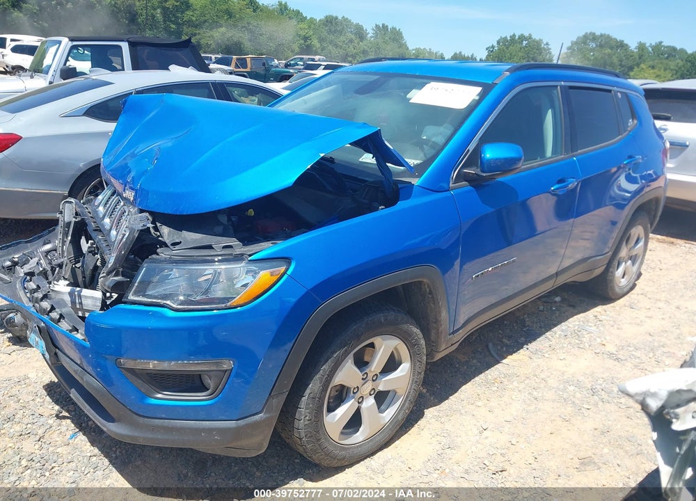 2021 JEEP COMPASS LATITUDE 4X4 VIN: 3C4NJDBB9MT573013
