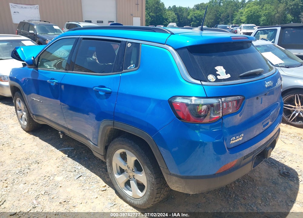 2021 JEEP COMPASS LATITUDE 4X4 VIN: 3C4NJDBB9MT573013