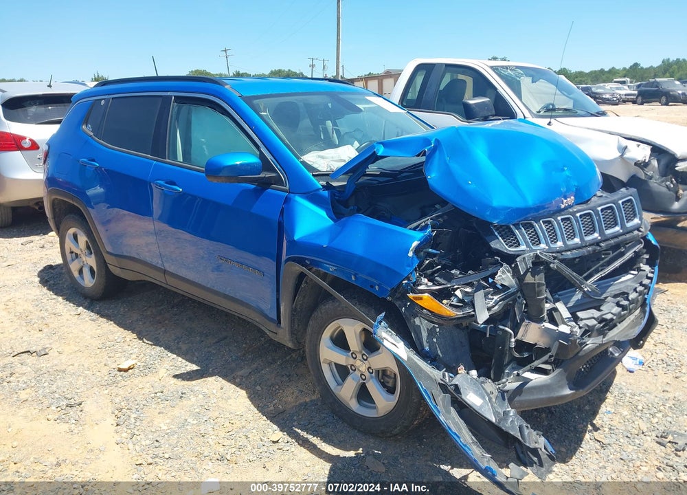 2021 JEEP COMPASS LATITUDE 4X4 VIN: 3C4NJDBB9MT573013