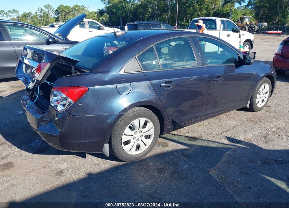 2015 CHEVROLET CRUZE LS AUTO VIN: 1G1PA5SHXF7166515