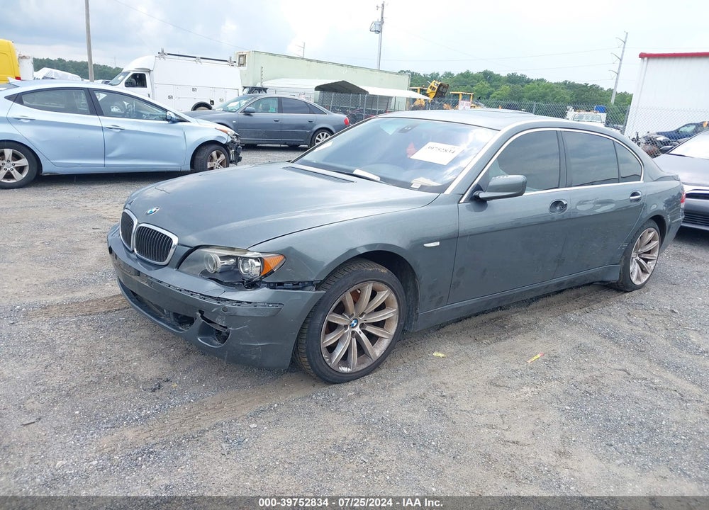 2008 BMW 750LI VIN: WBAHN83518DT80140