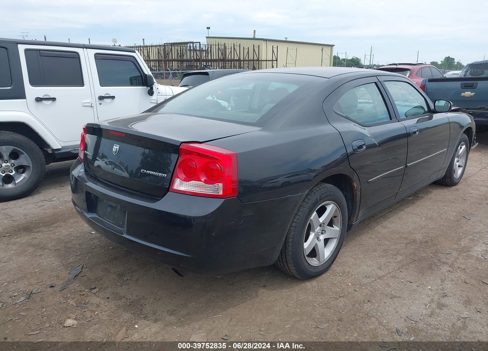 2009 DODGE CHARGER SE VIN: 2B3KA43V49H591819