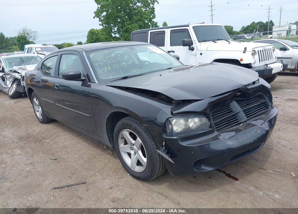 2009 DODGE CHARGER SE VIN: 2B3KA43V49H591819