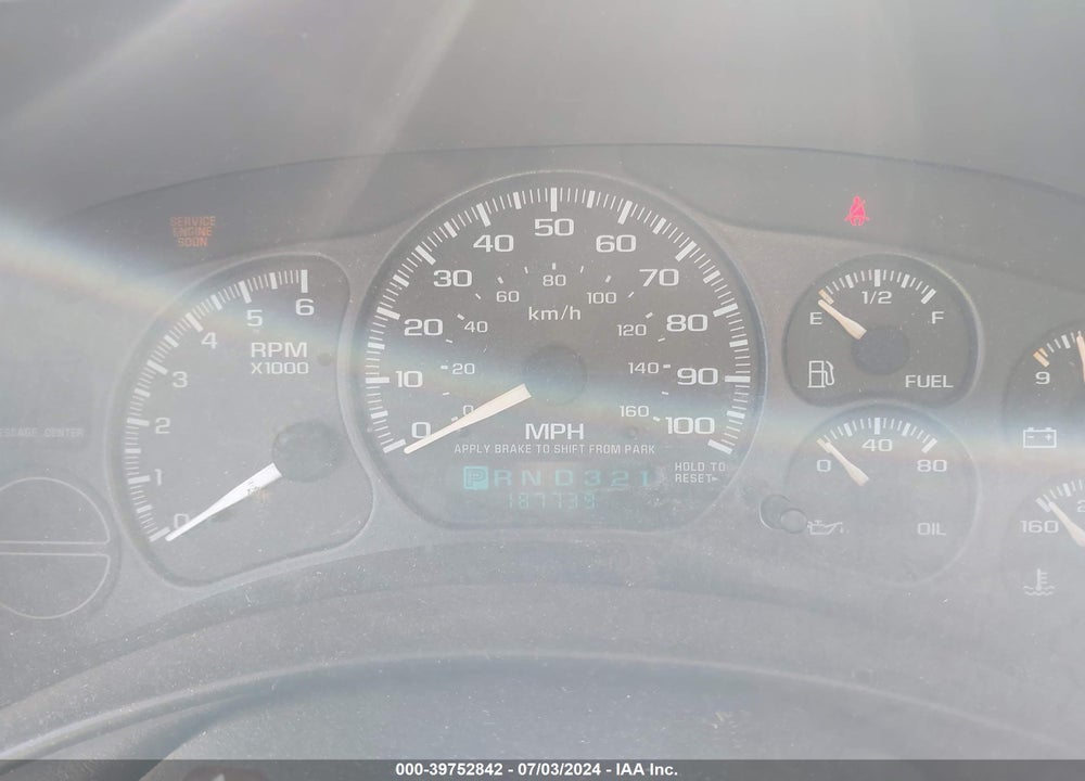 2002 CHEVROLET SILVERADO 1500 VIN: 2GCEK19T821195761