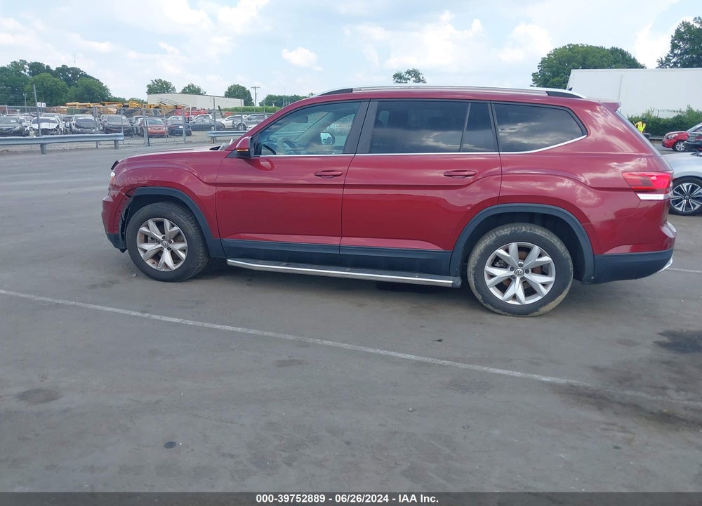 2018 VOLKSWAGEN ATLAS 3.6L V6 SE VIN: 1V2CR2CA1JC537123