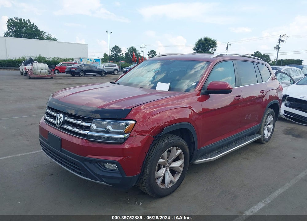 2018 VOLKSWAGEN ATLAS 3.6L V6 SE VIN: 1V2CR2CA1JC537123
