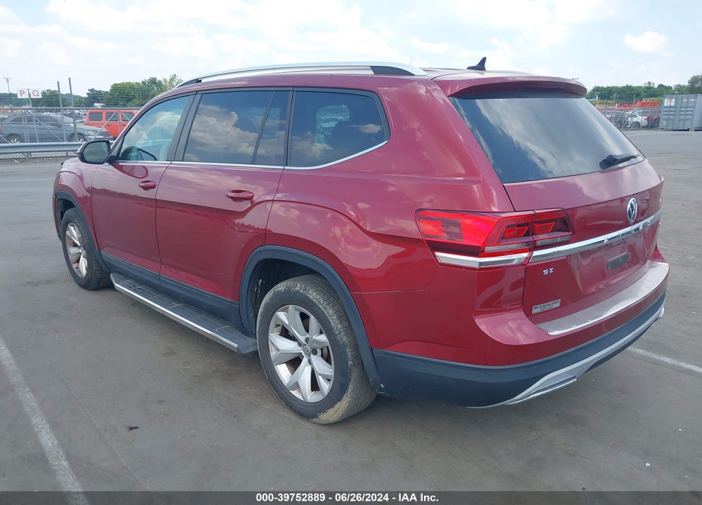 2018 VOLKSWAGEN ATLAS 3.6L V6 SE VIN: 1V2CR2CA1JC537123