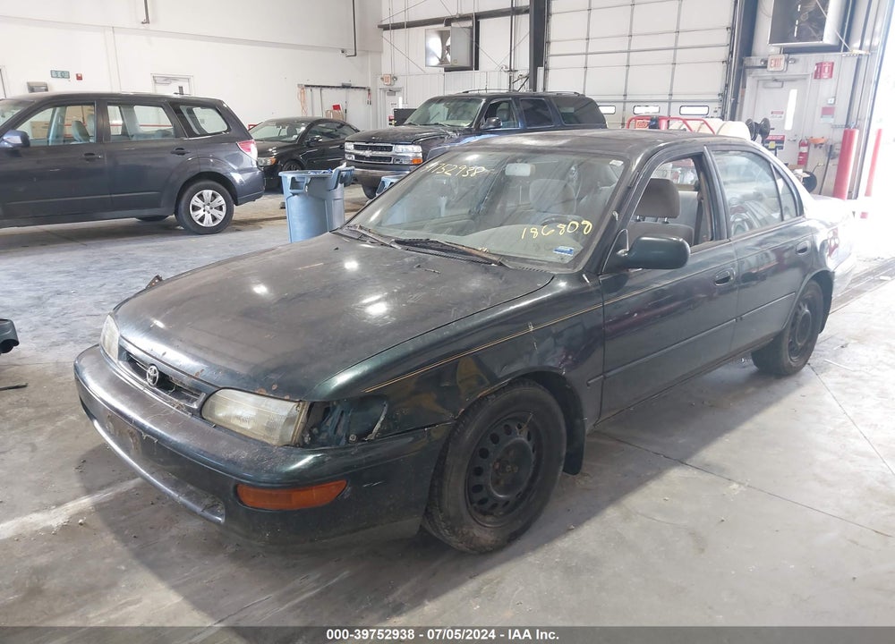 1997 TOYOTA COROLLA DX VIN: 1NXBB02E3VZ598284