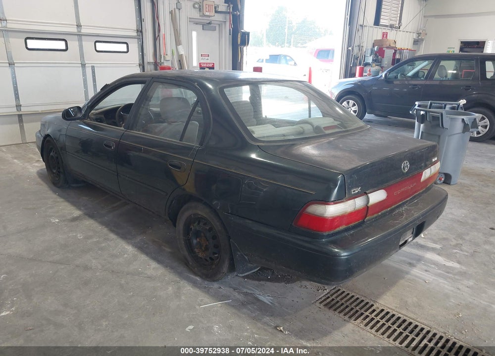 1997 TOYOTA COROLLA DX VIN: 1NXBB02E3VZ598284