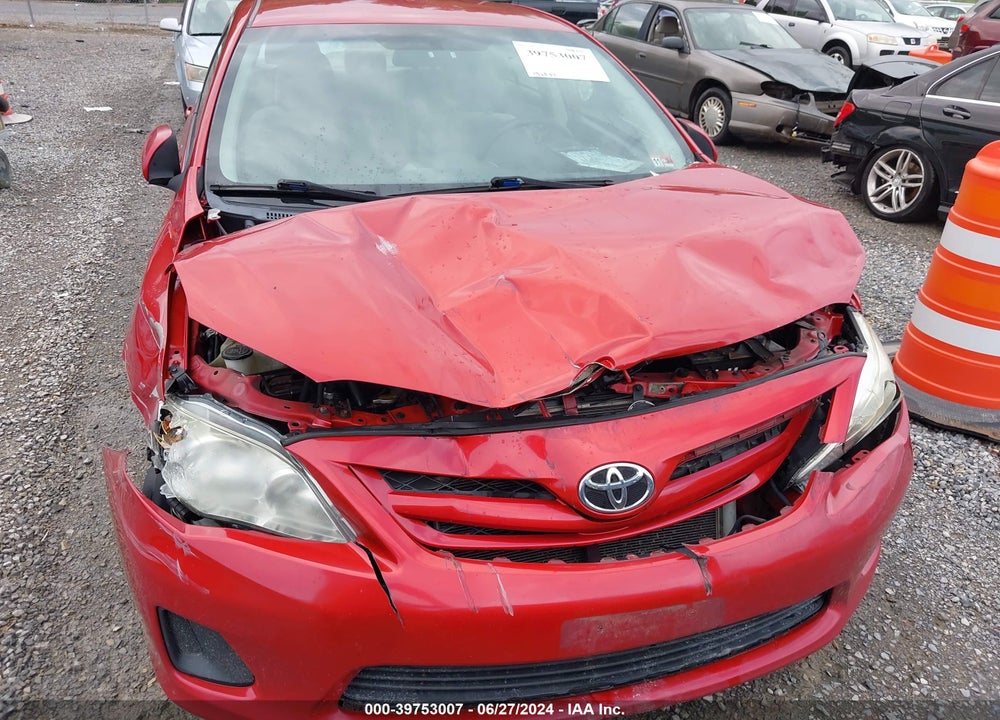 2012 TOYOTA COROLLA LE VIN: 2T1BU4EE6CC882519