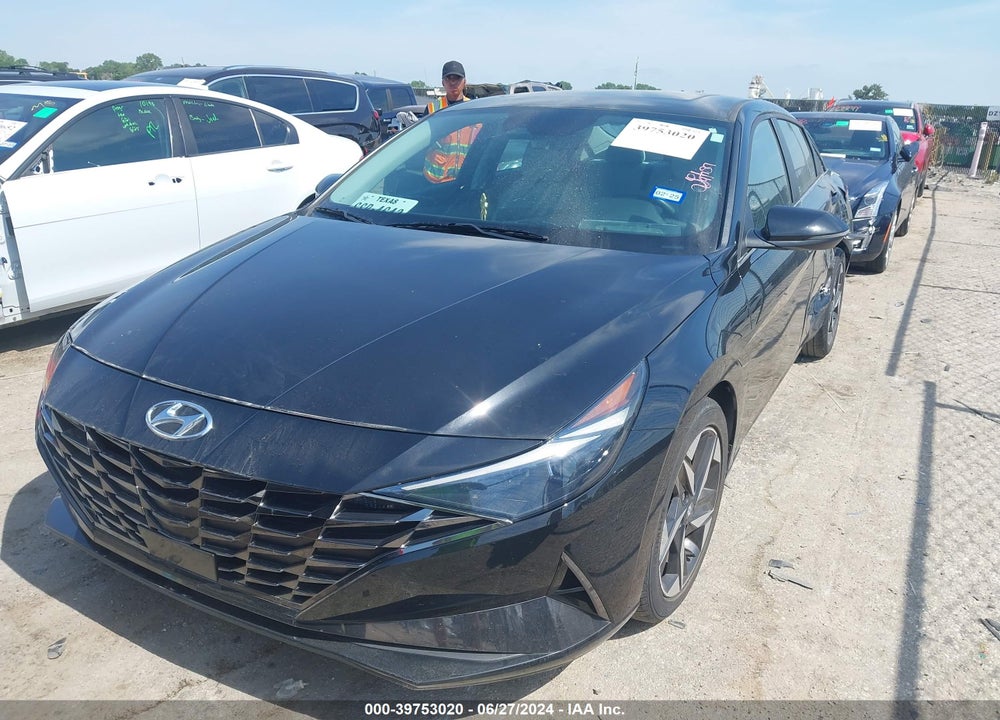 2021 HYUNDAI ELANTRA LIMITED VIN: 5NPLP4AGXMH009566