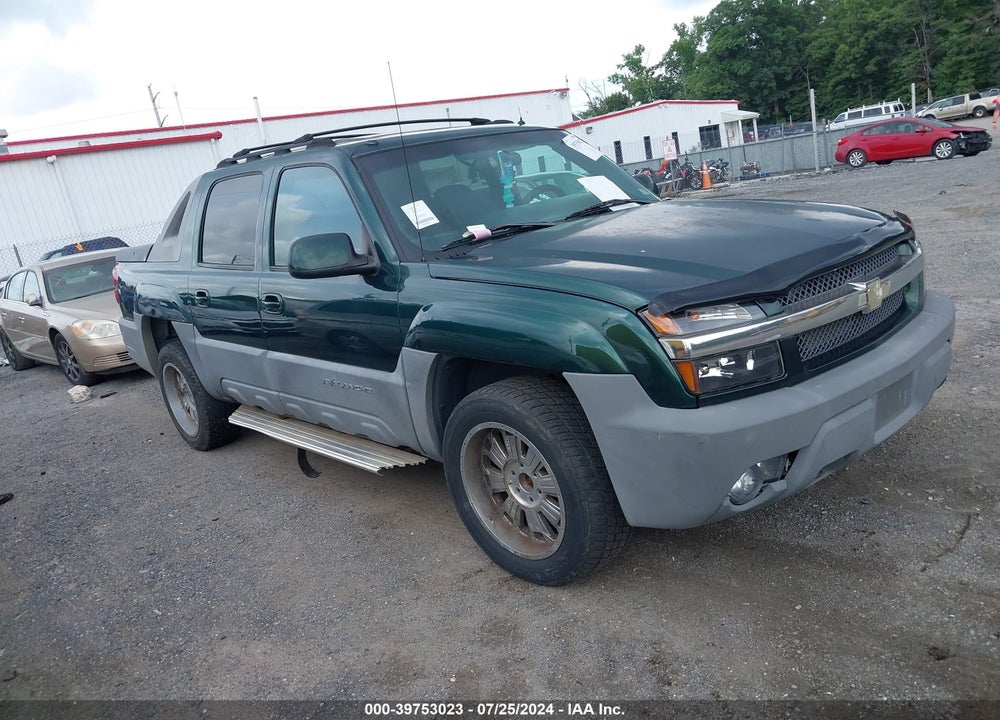 2002 CHEVROLET AVALANCHE 1500 VIN: 3GNEK13T42G150663