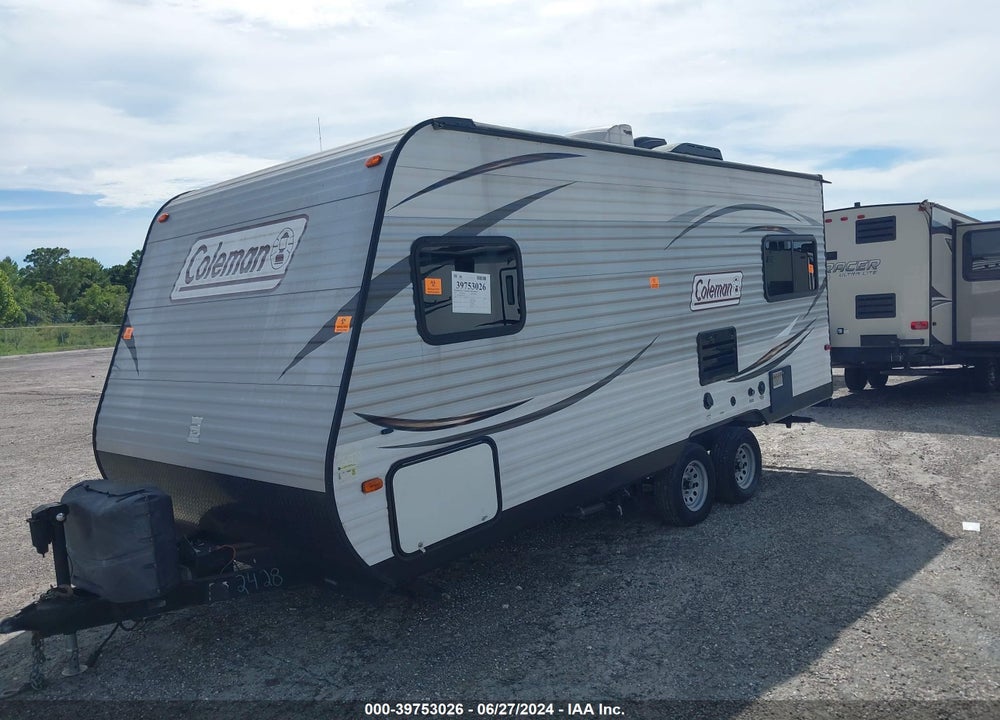 2015 KEYSTONE COLEMAN TAVEL TRAILER VIN: 4YDT19220FH932428