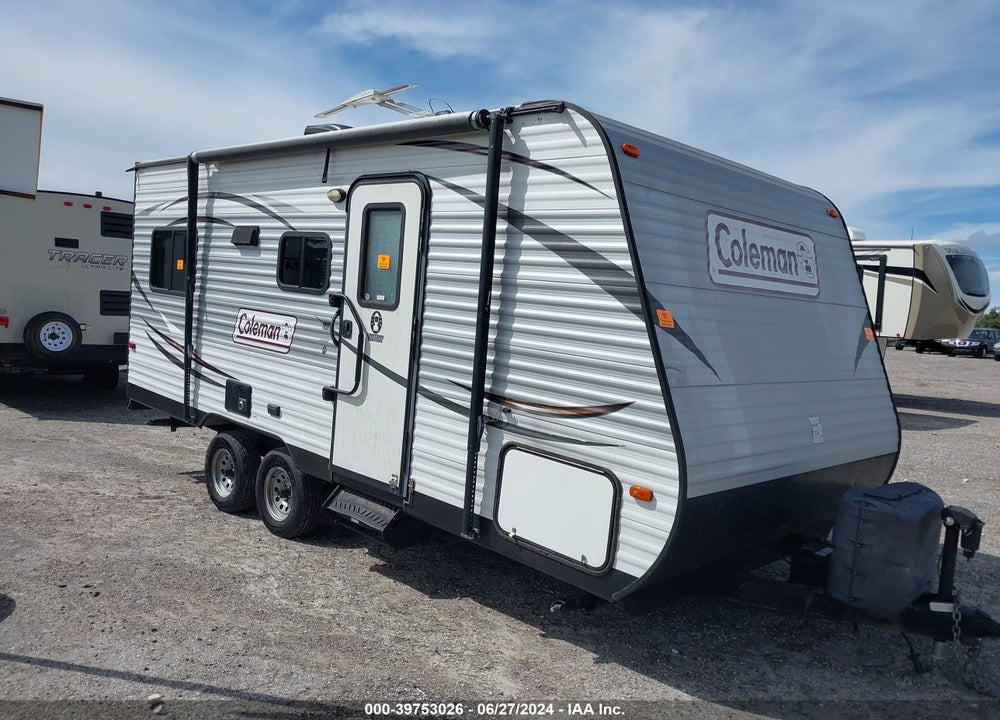 2015 KEYSTONE COLEMAN TAVEL TRAILER VIN: 4YDT19220FH932428