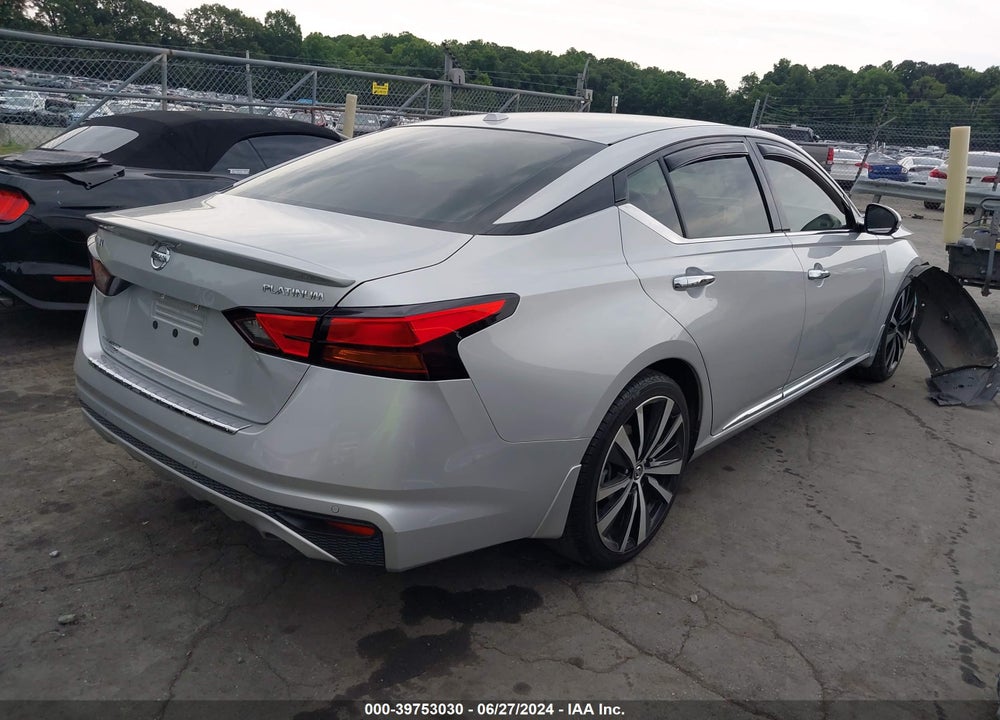 2019 NISSAN ALTIMA 2.5 PLATINUM VIN: 1N4BL4FV3KC150959