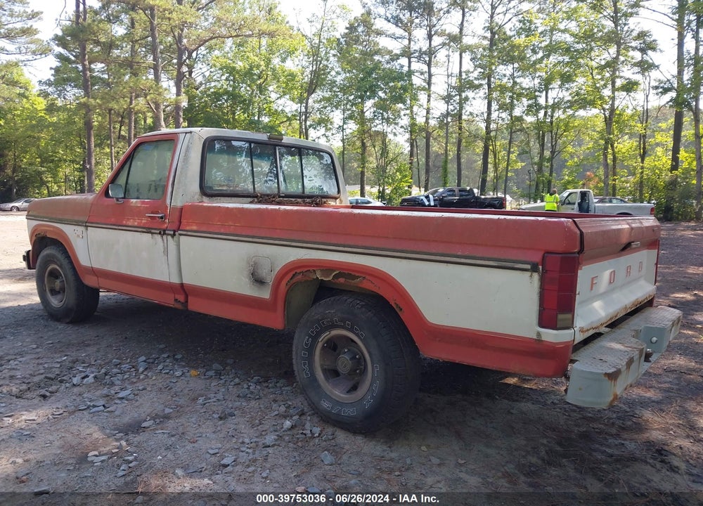 1985 FORD F150 VIN: 1FTDF15N5FNA72480