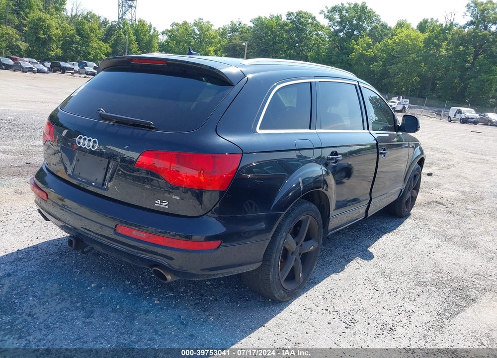 2008 AUDI Q7 4.2 PREMIUM VIN: WA1EV74L68D069911