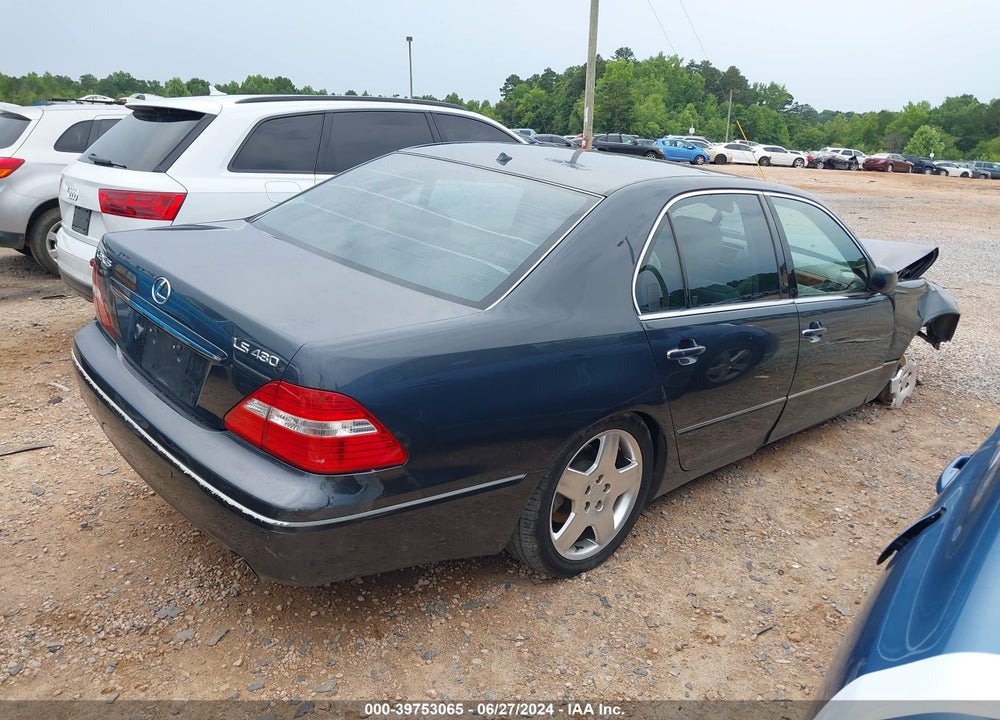 2005 LEXUS LS 430 VIN: JTHBN36F455020994
