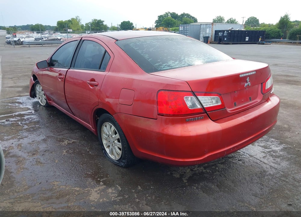2009 MITSUBISHI GALANT ES/SPORT EDITION VIN: 4A3AB36F79E031576