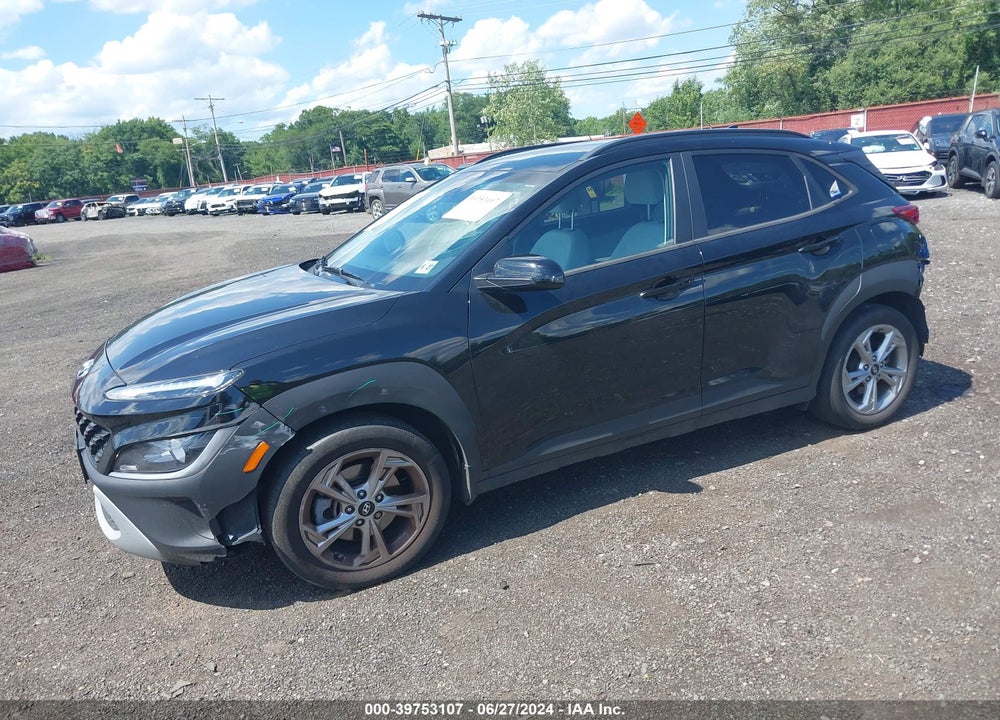 2022 HYUNDAI KONA SEL VIN: KM8K6CAB3NU919074