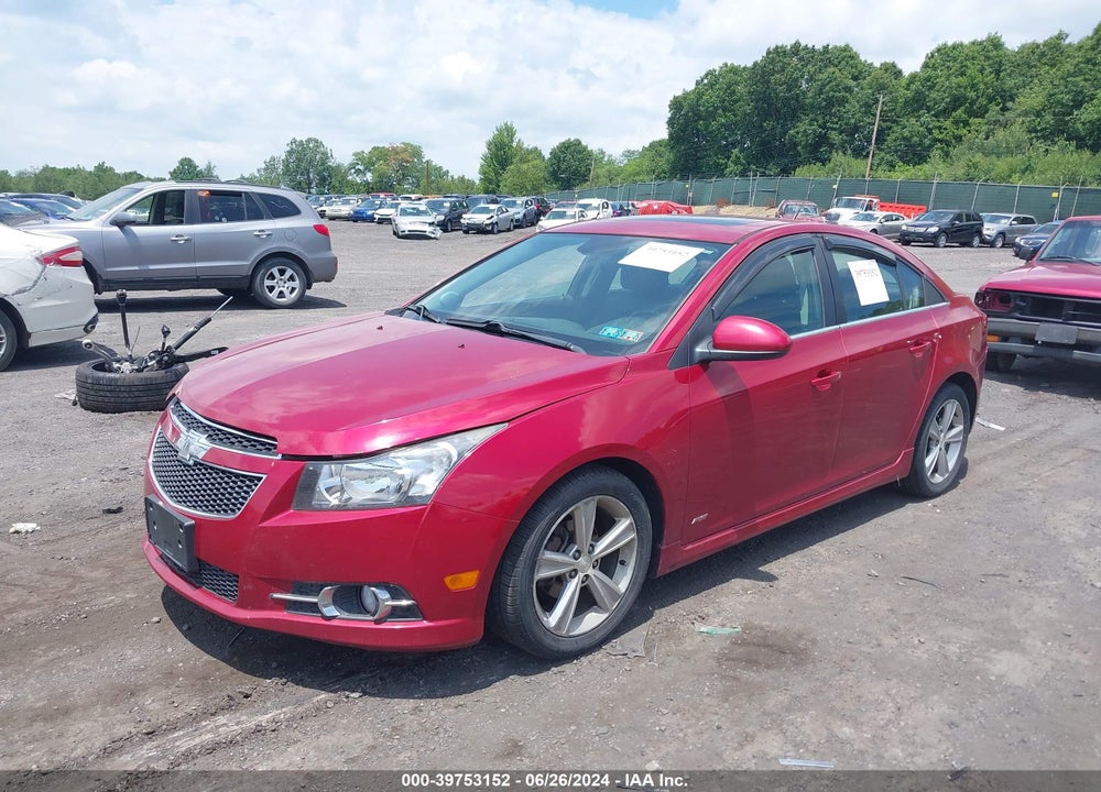 2013 CHEVROLET CRUZE 2LT AUTO VIN: 1G1PE5SB9D7321570