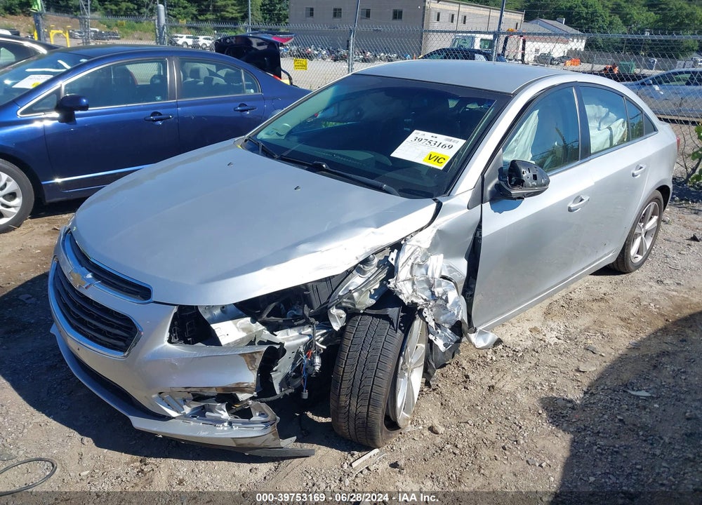 2015 CHEVROLET CRUZE 2LT AUTO VIN: 1G1PE5SB5F7287002