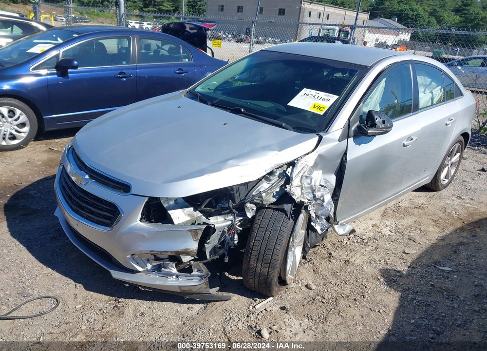 2015 CHEVROLET CRUZE 2LT AUTO VIN: 1G1PE5SB5F7287002