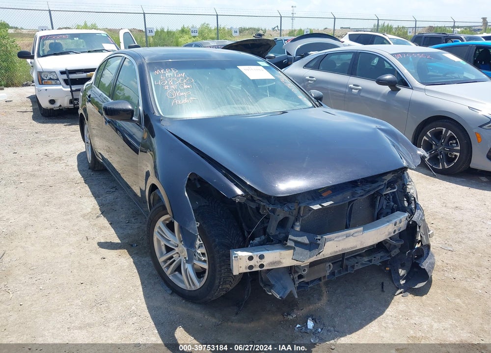 2012 INFINITI G37X VIN: JN1CV6AR0CM978741