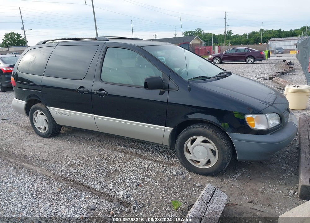2000 TOYOTA SIENNA XLE VIN: 4T3ZF13C9YU250734