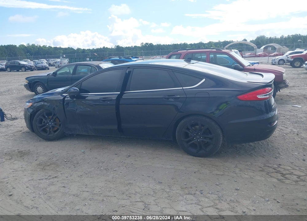 2019 FORD FUSION SE VIN: 3FA6P0HDXKR160618