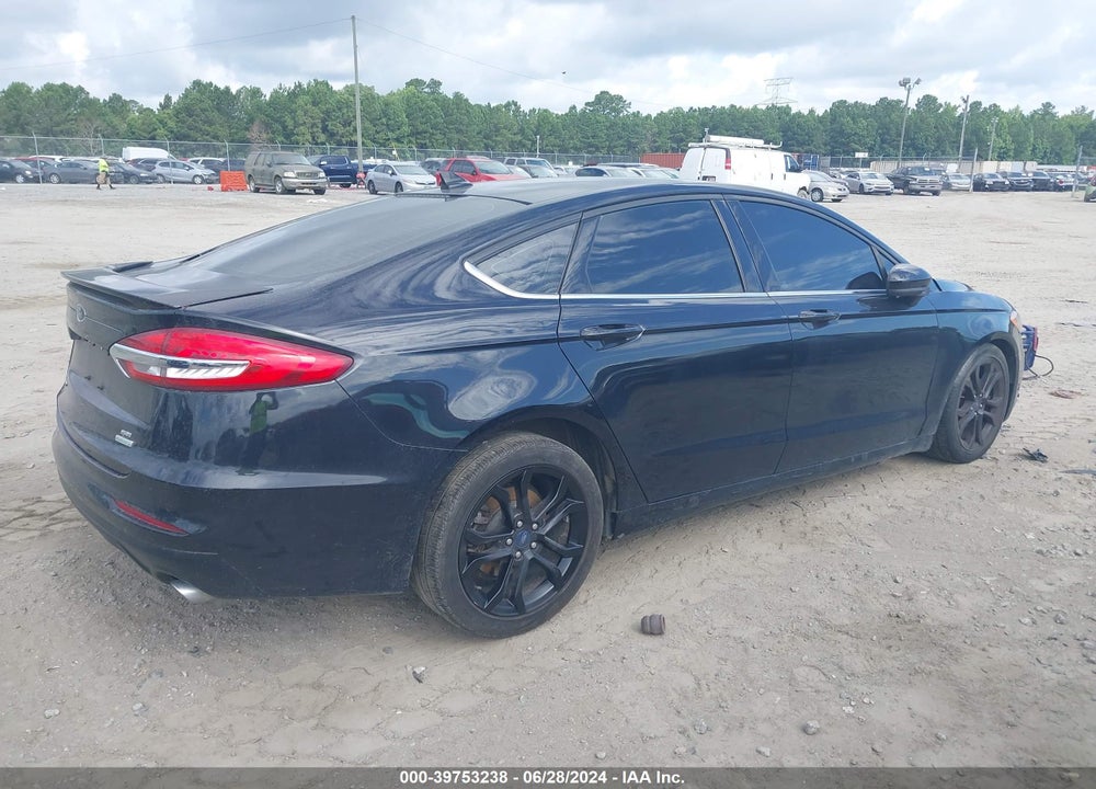 2019 FORD FUSION SE VIN: 3FA6P0HDXKR160618