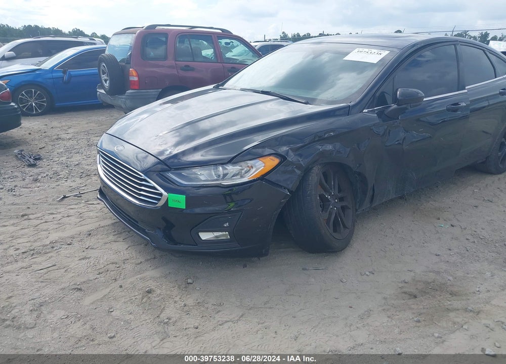 2019 FORD FUSION SE VIN: 3FA6P0HDXKR160618