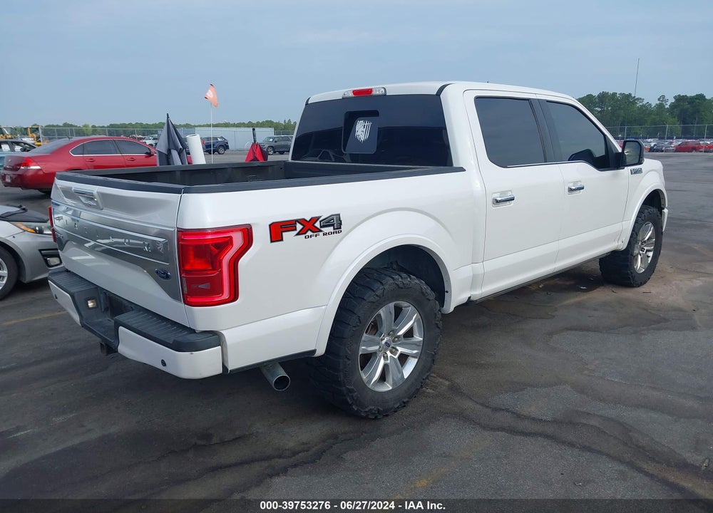 2015 FORD F-150 PLATINUM VIN: 1FTEW1EG5FFA14479