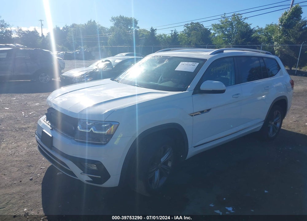 2019 VOLKSWAGEN ATLAS 3.6L V6 SE W/TECHNOLOGY R-LINE VIN: 1V2XR2CA6KC607783