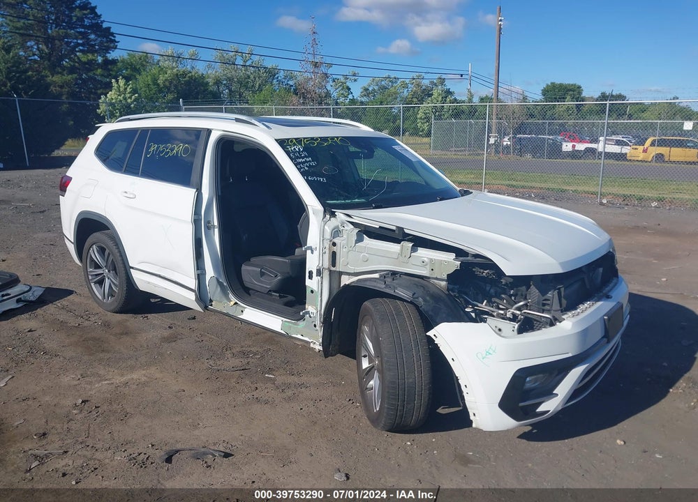 2019 VOLKSWAGEN ATLAS 3.6L V6 SE W/TECHNOLOGY R-LINE VIN: 1V2XR2CA6KC607783