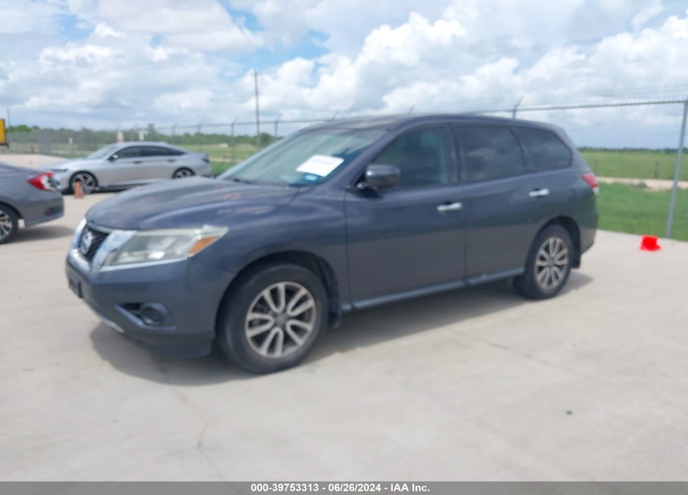 2013 NISSAN PATHFINDER S VIN: 5N1AR2MN1DC652587