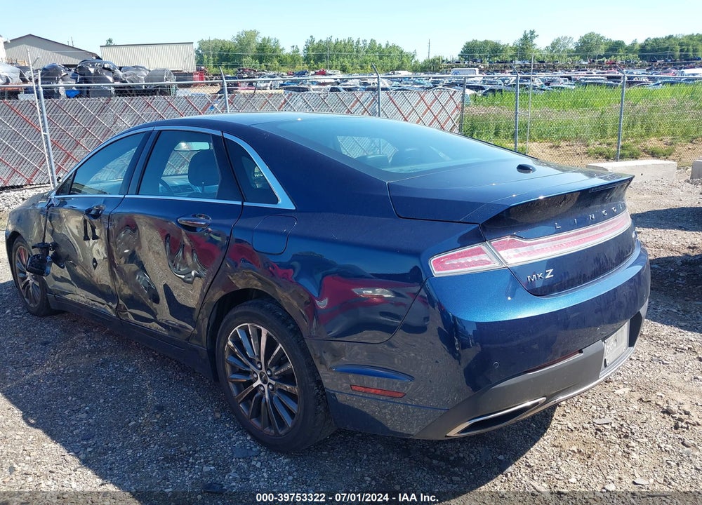2017 LINCOLN MKZ SELECT VIN: 3LN6L5C99HR651188