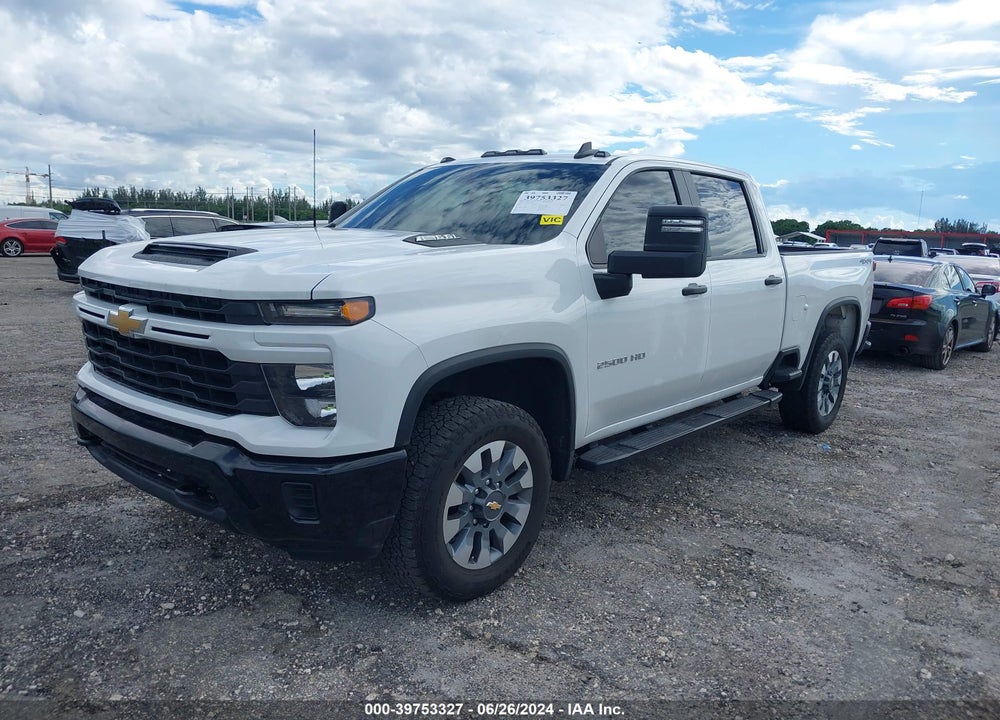 2024 CHEVROLET SILVERADO 2500HD CUSTOM VIN: 2GC1YME78R1101296