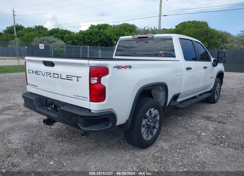 2024 CHEVROLET SILVERADO 2500HD CUSTOM VIN: 2GC1YME78R1101296