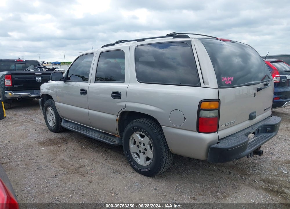 2004 CHEVROLET TAHOE LS VIN: 1GNEK13Z14R237539