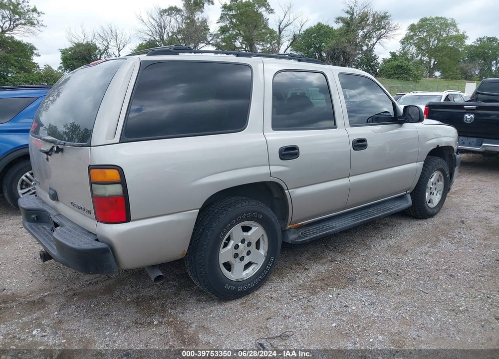 2004 CHEVROLET TAHOE LS VIN: 1GNEK13Z14R237539