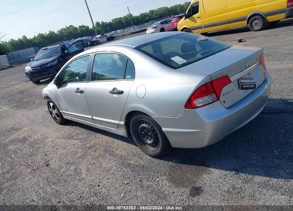 2009 HONDA CIVIC VP VIN: 2HGFA16319H343828