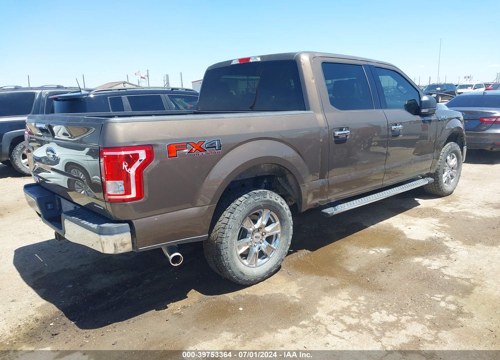 2016 FORD F-150 XLT VIN: 1FTEW1EF9GKF47452