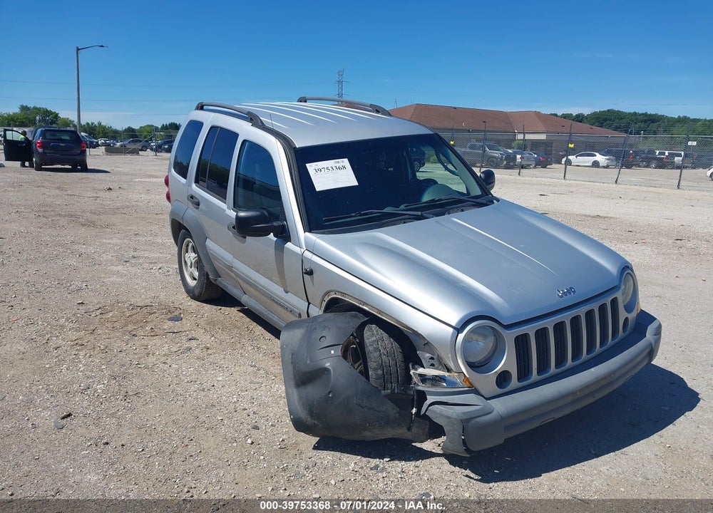 2006 JEEP LIBERTY SPORT VIN: 1J4GL48K96W149445